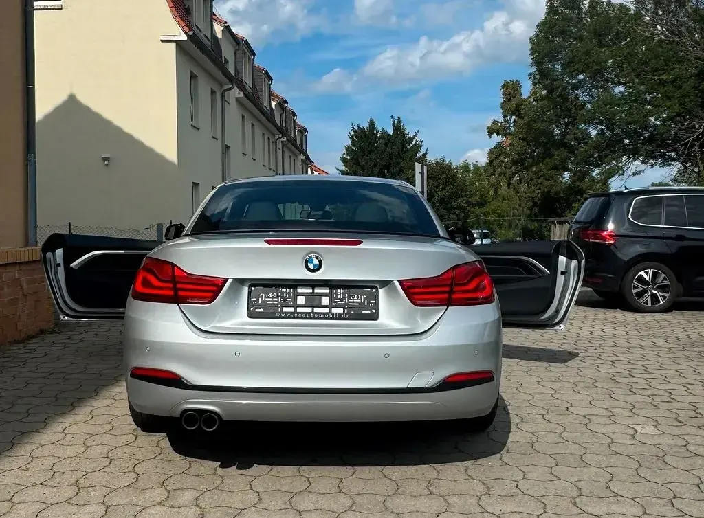 Gebraucht BMW 430 Cabriolet Sport Line 258 PS (189 kW) 2018 Silber Cabrio