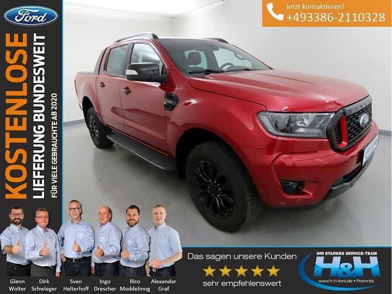 Lucidrot Gebraucht 2022 Ford Ranger Wildtrack Abholung | 36.749 € (Guter Preis) - Bild 1/4