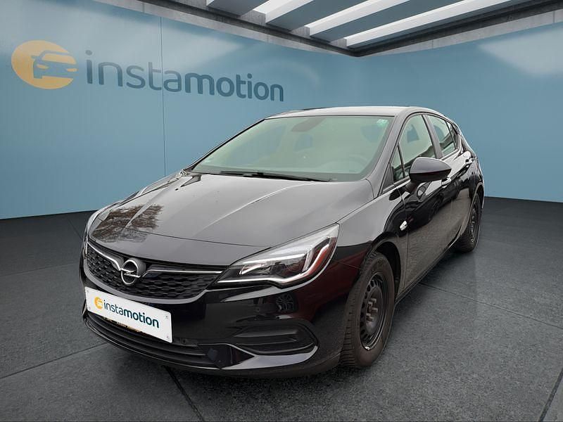 Schwarz Gebraucht 2021 Opel Astra Edition Limousine | 14.599 € (Teuer) - Bild 1/4