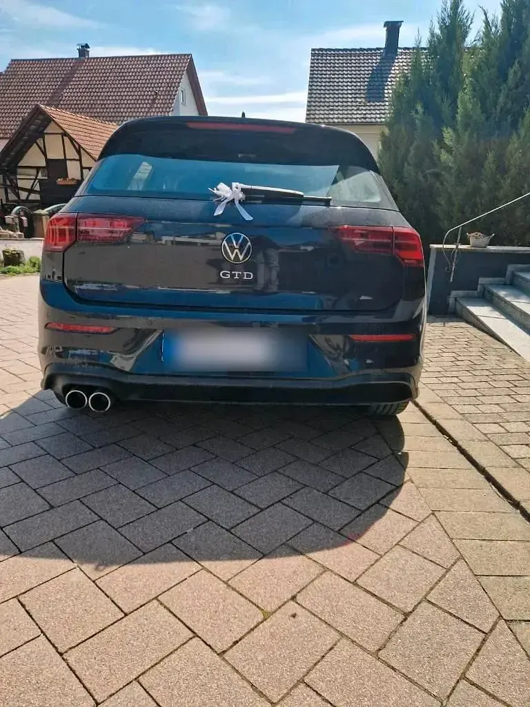 Gebraucht VW Golf VIII GTD 200 PS (147 kW) 2022 Schwarz Limousine