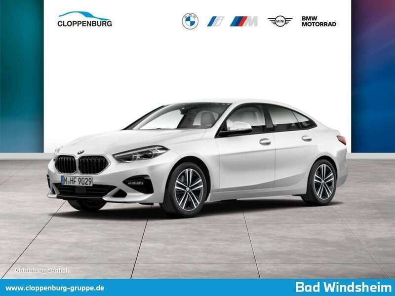 Weiß (mineralweiss) Gebraucht 2021 BMW 218 Sport Line Coupé | 37.990 € - Bild 1/4