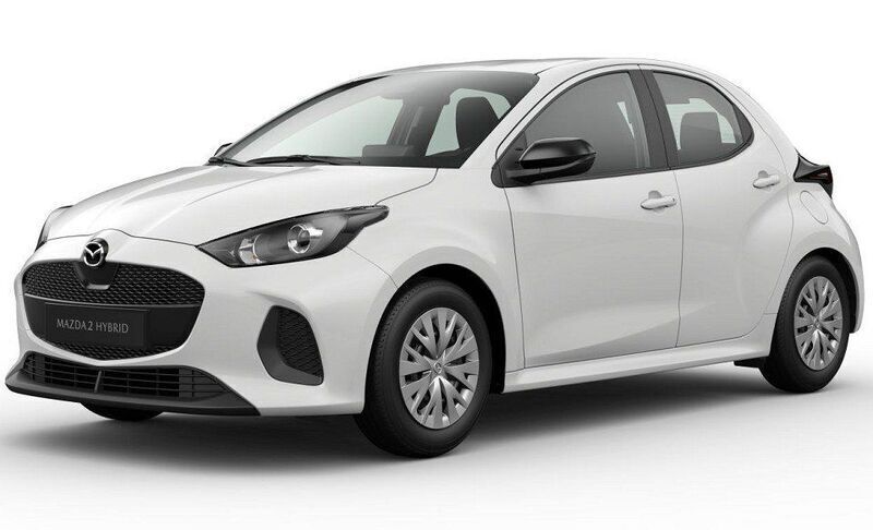 Lunar white Neu 2025 Mazda 2 Prime-Line Limousine | 22.870 € (Fairer Preis) - Bild 1/4
