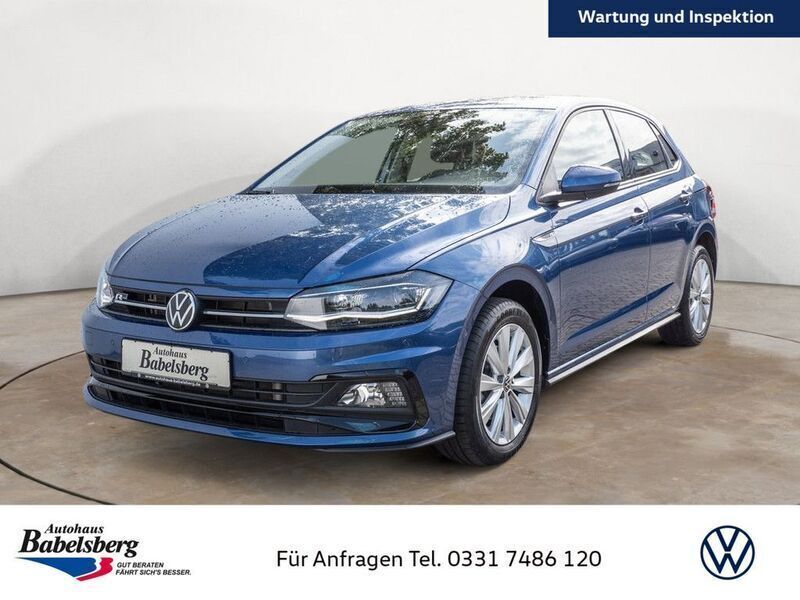 Blau Gebraucht 2021 VW Polo R-line Limousine | 21.490 € (Guter Preis) - Bild 1/4