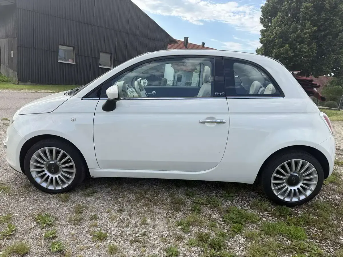 Gebraucht Fiat 500C Lounge 95 PS (69 kW) 2012 Weiß Cabrio