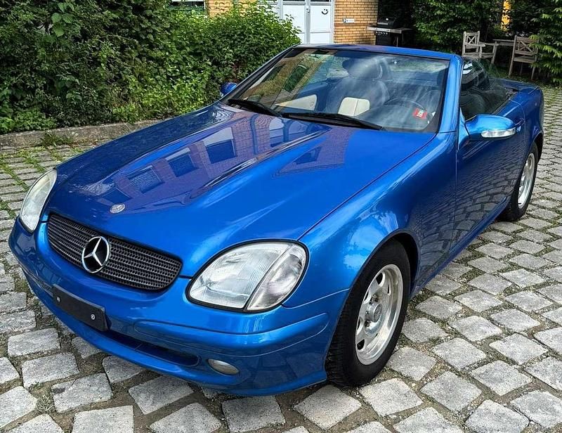 Gebraucht Mercedes SLK200 163 PS (119 kW) 2000 Blau Cabrio
