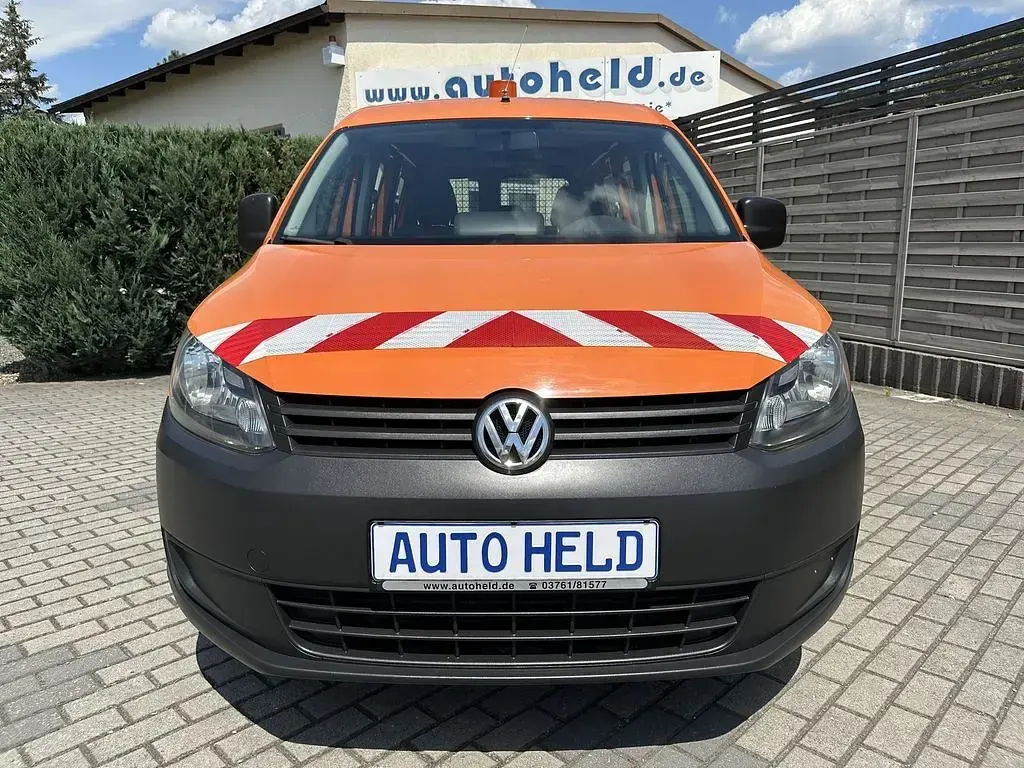 Gebraucht VW Caddy 75 PS (55 kW) 2014 Orange Van / Kleinbus