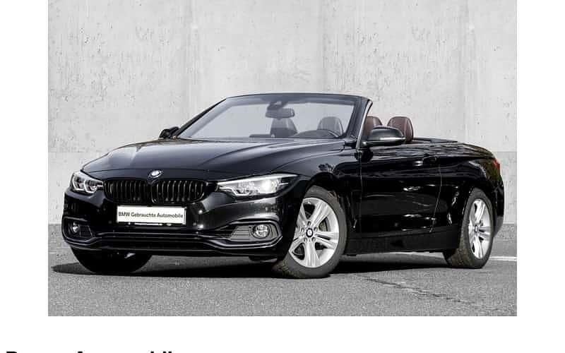 Schwarz Gebraucht 2019 BMW 420 Sport Line Cabrio | 24.500 € (Fairer Preis) - Bild 1/4
