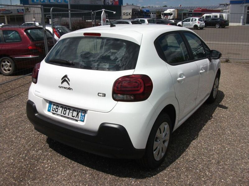 Gebraucht Citroën C3 Feel 102 PS (75 kW) 2021 Weiß Kleinwagen
