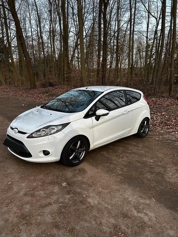Gebraucht Ford Fiesta Trend 82 PS (60 kW) 2009 Weiß Kleinwagen