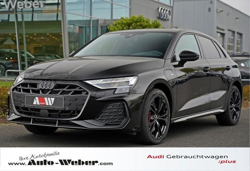 Schwarz Gebraucht 2025 Audi A3 Sportback e-tron Business Limousine | 46.990 € (Superpreis) - Bild 1/4