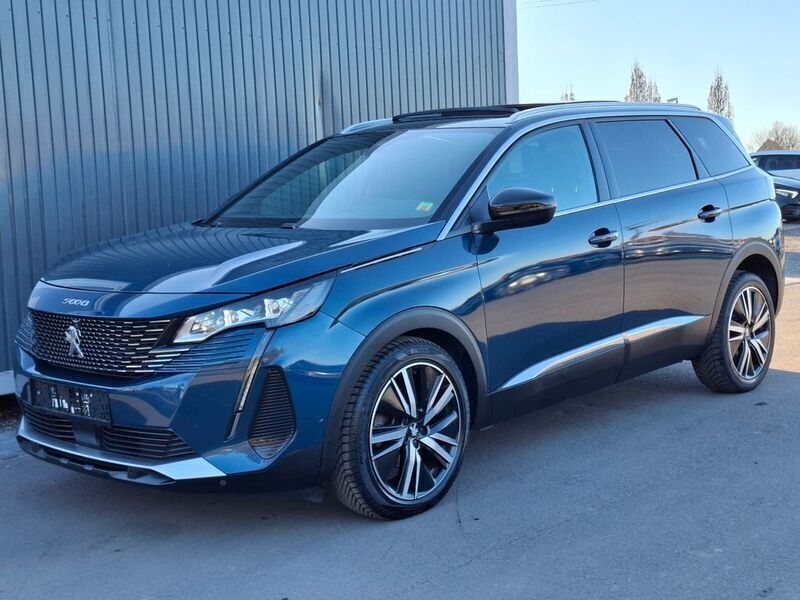 Blau Gebraucht 2021 Peugeot 5008 GTi Van / Kleinbus | 21.990 € (Superpreis) - Bild 1/4