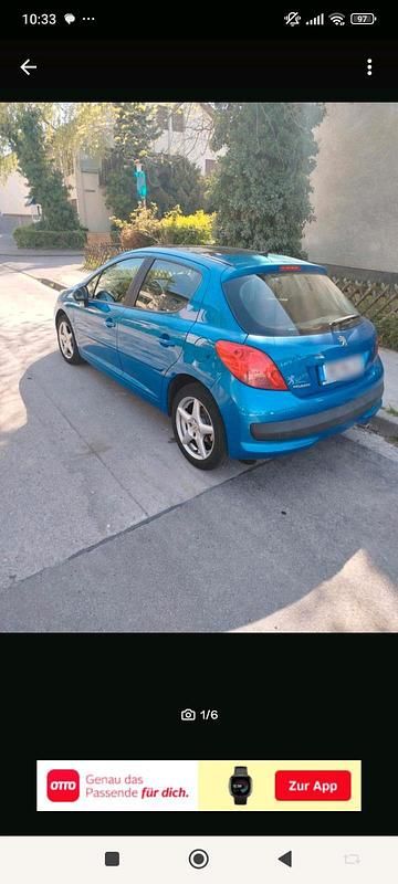 Gebraucht Peugeot 207 110 PS (80 kW) 2006 Blau Kleinwagen