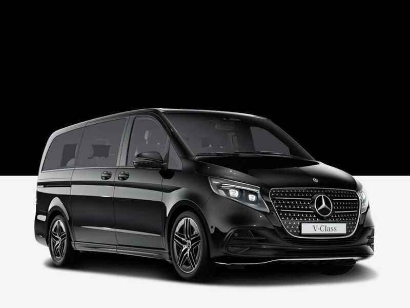 Schwarz Gebraucht 2025 Mercedes V300 Avantgarde Van / Kleinbus | 79.490 € (Superpreis) - Bild 1/4
