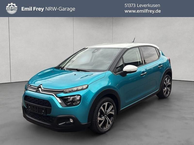 Blau Gebraucht 2023 Citroën C3 PureTech Kleinwagen | 15.290 € (Guter Preis) - Bild 1/3
