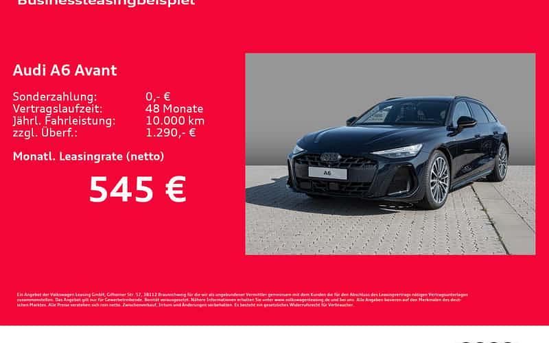 Blau Neu 2025 Audi A6 Ambiente Kombi | 61.657 € (Guter Preis) - Bild 1/4