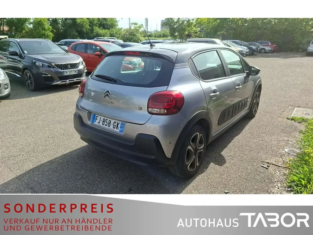 Gebraucht Citroën C3 Shine 83 PS (61 kW) 2019 Lack grau artense/metallic kla Kleinwagen