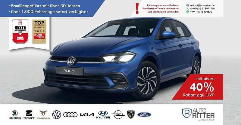 Blau Neu 2025 VW Polo Limousine | 18.990 € (Guter Preis) - Bild 1/4
