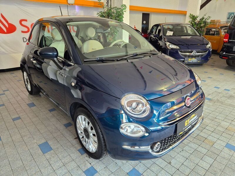 Blau Gebraucht 2015 Fiat 500 Lounge Kleinwagen | 7.680 € (Fairer Preis) - Bild 1/4