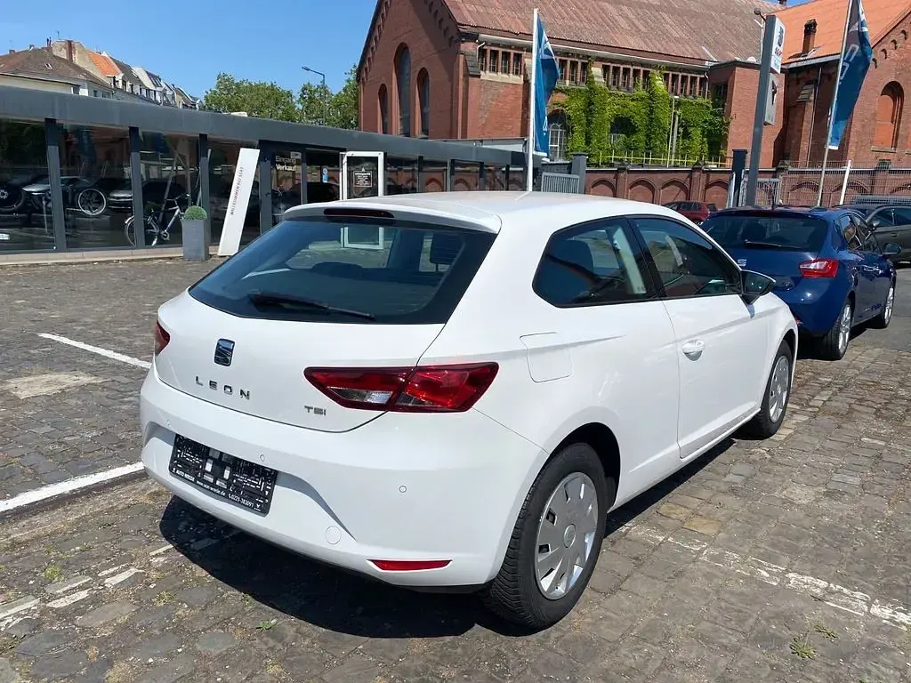 Gebraucht Seat Leon SC Reference 110 PS (80 kW) 2016 Weiß Kleinwagen