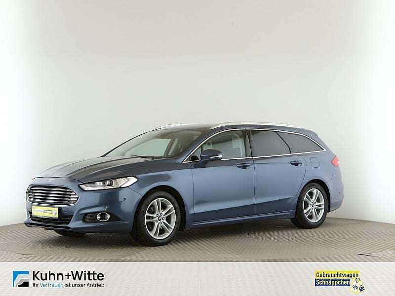 Blau Gebraucht 2018 Ford Mondeo Titanium Kombi | 13.925 € (Fairer Preis) - Bild 1/3