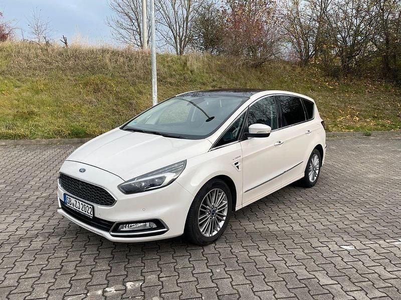 Gebraucht Ford S-MAX Vignale 150 PS (110 kW) 2018 Weiß Van / Kleinbus