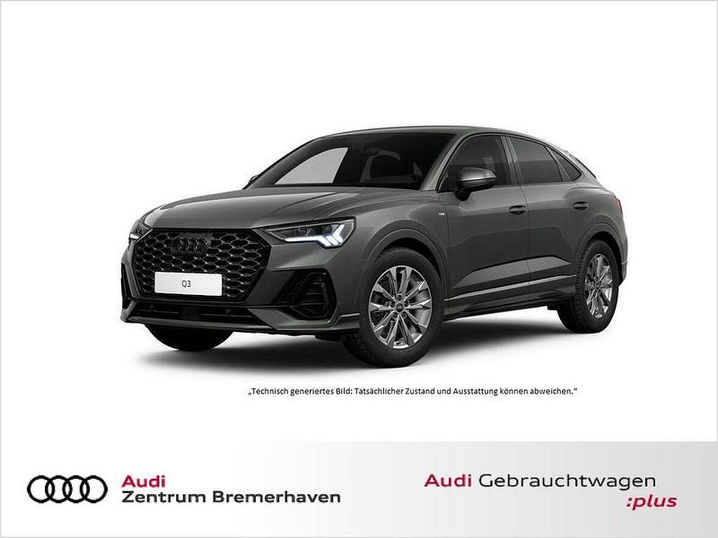 Grau Gebraucht 2024 Audi Q3 Sportback S-Line SUV | 41.431 € (Fairer Preis) - Bild 1/3