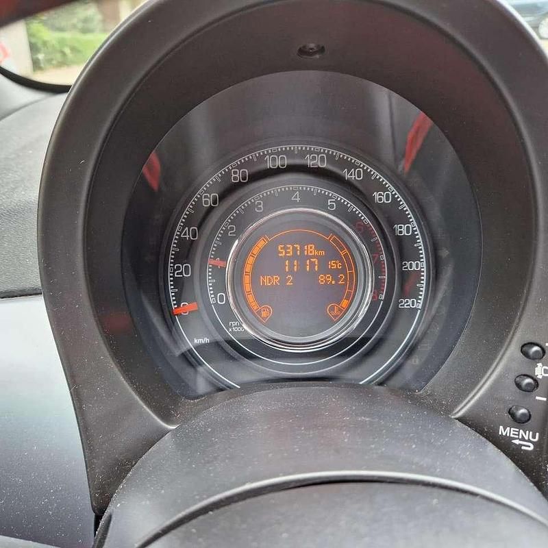 Second-hand Fiat 500C 86 CP (63 kW) 2013 Roșu Cabrio