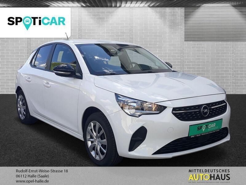Jade weiss/arktis weiss Gebraucht 2021 Opel Corsa-e Edition Kleinwagen | 14.970 € (Guter Preis) - Bild 1/4