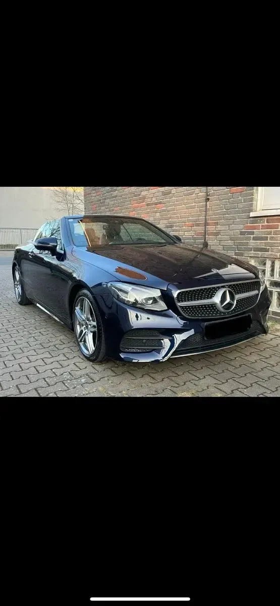 Brugt Mercedes E220 194 HK (142 kW) 2019 Blå Cabriolet