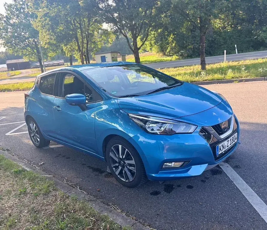 Gebraucht Nissan Micra N-Connecta 101 PS (74 kW) 2019 Blau Kleinwagen