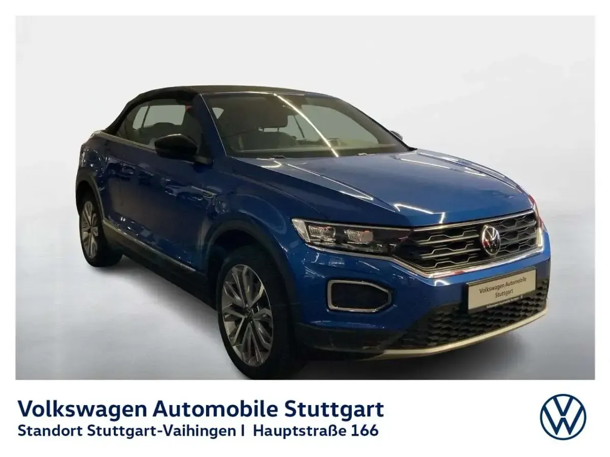 Gebraucht VW T-Roc Active 150 PS (110 kW) 2021 Ravennablau metallic/schwarz SUV