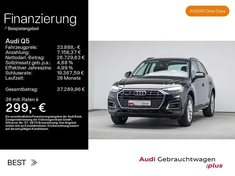 Brillantschwarz Gebraucht 2023 Audi Q5 SUV | 33.888 € - Bild 1/3