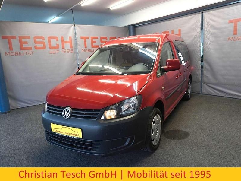 Gebraucht VW Caddy Maxi Trendline 102 PS (75 kW) 2013 Rot Van / Kleinbus