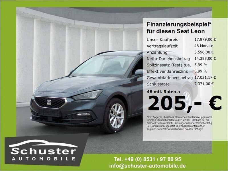 Grau Gebraucht 2021 Seat Leon ST Style Kombi | 17.979 € (Fairer Preis) - Bild 1/4