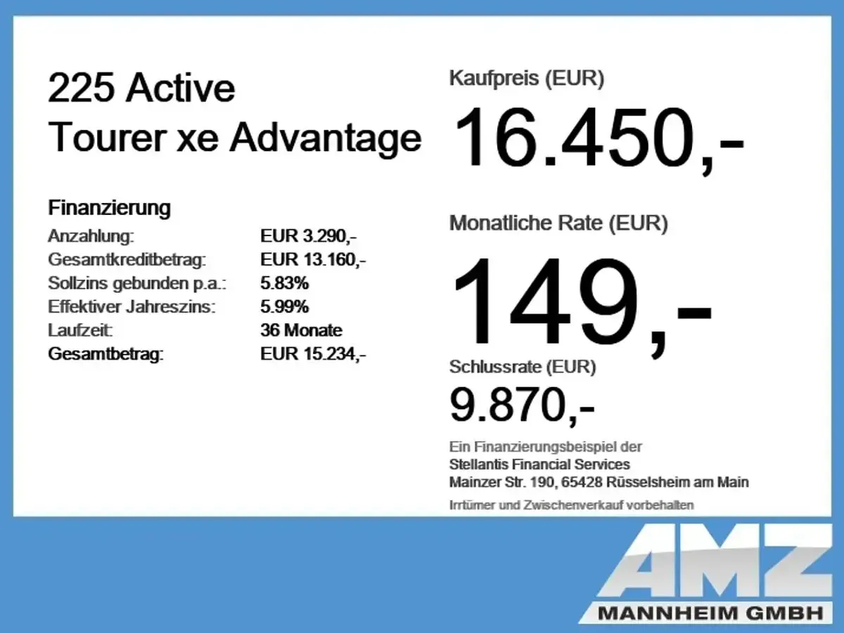 Gebraucht BMW 225 Active Tourer Advantage 224 PS (164 kW) 2019 Mineralgrau metallic Van / Kleinbus