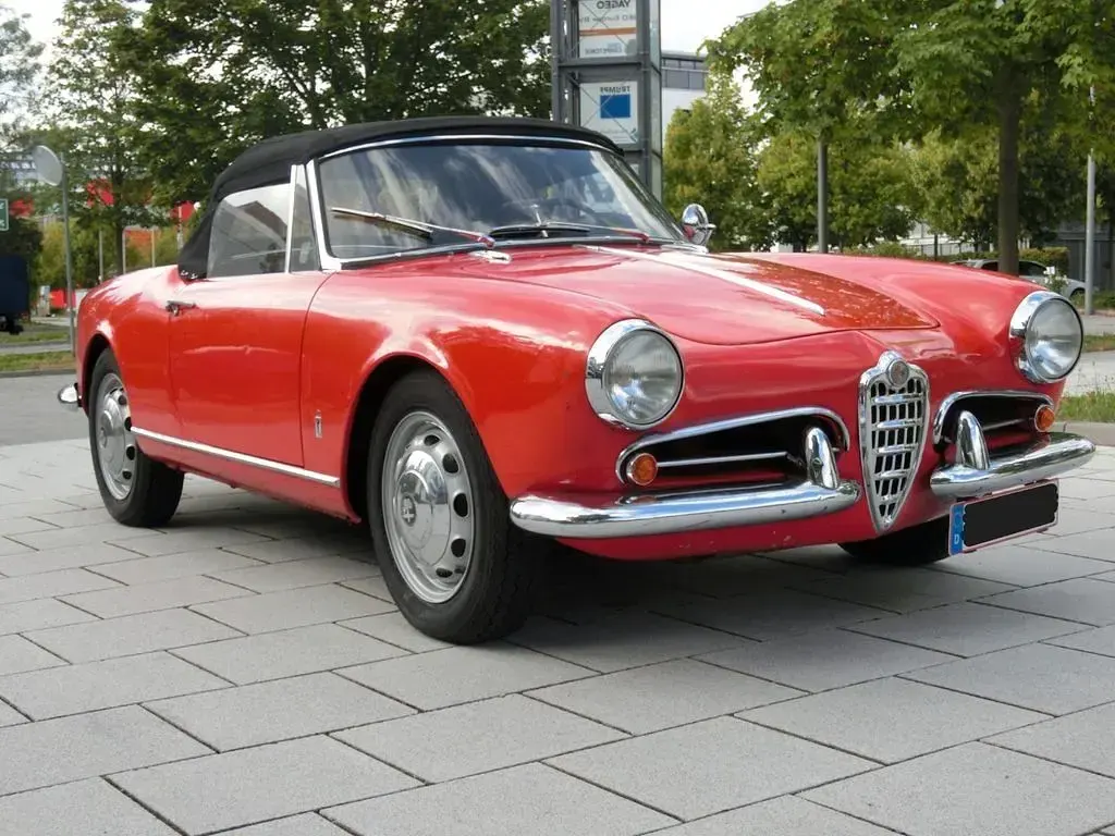 Gebraucht Alfa Romeo Giulietta 80 PS (58 kW) 1962 Rot Cabrio