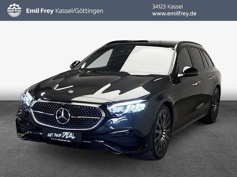Graphitgrau metallic Gebraucht 2025 Mercedes E200 AMG line Kombi | 46.810 € - Bild 1/4