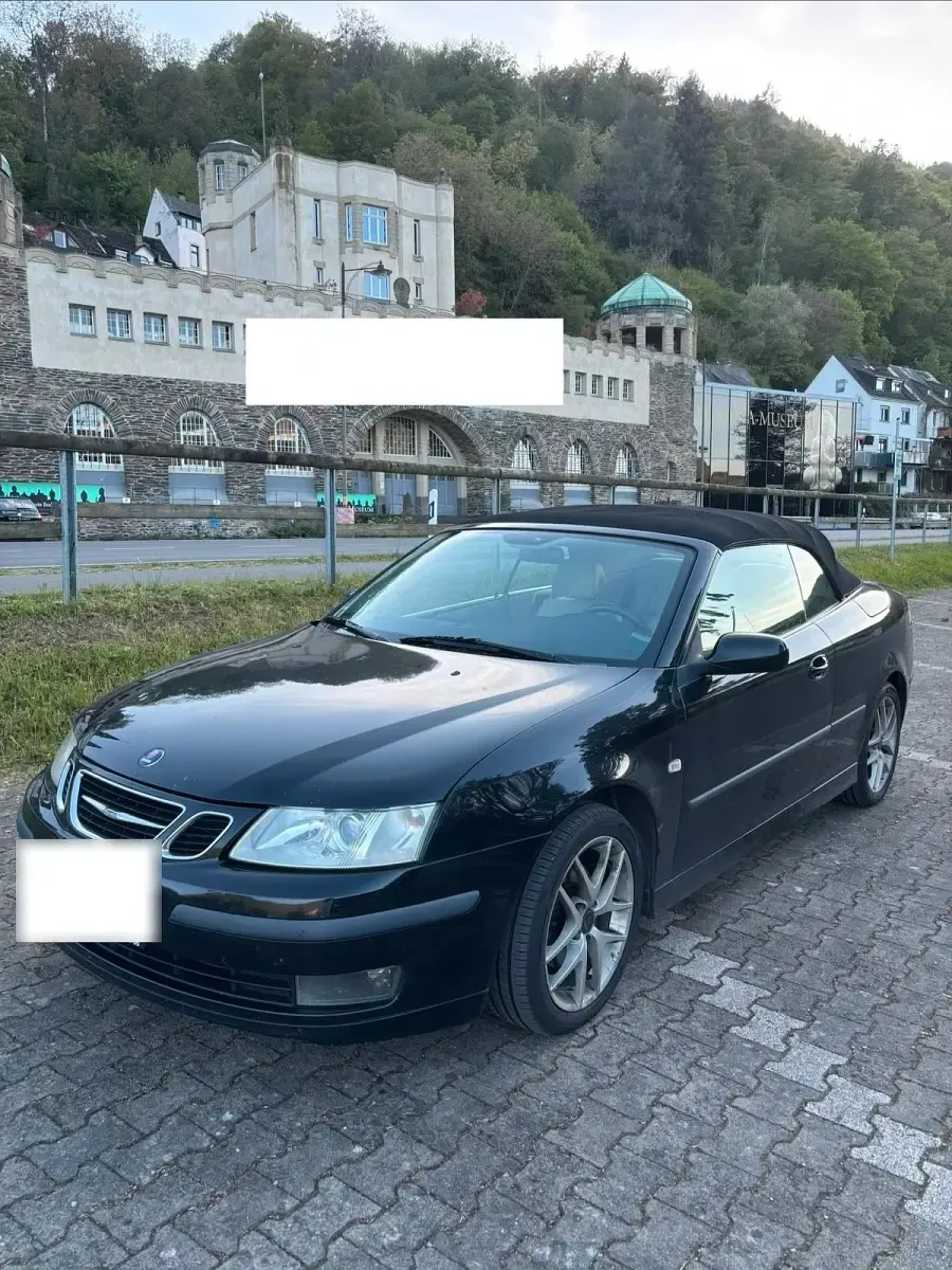 Usata Saab 9-3 150 CV (110 kW) 2007 Nero Cabrio