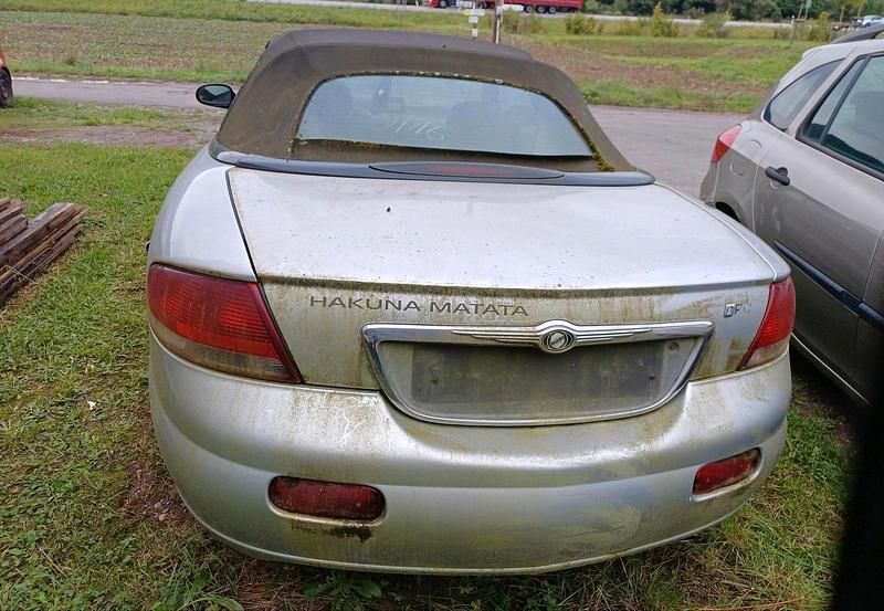 Gebraucht Chrysler Sebring Cabriolet 202 PS (148 kW) 2002 Cabrio