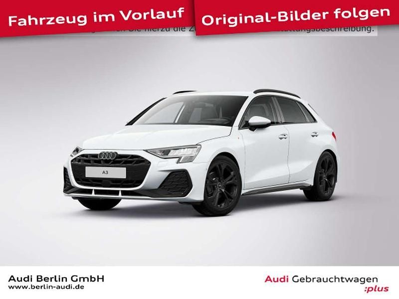 Gletscherweiß metallic Gebraucht 2025 Audi A3 S-Line Kombi | 35.900 € - Bild 1/3
