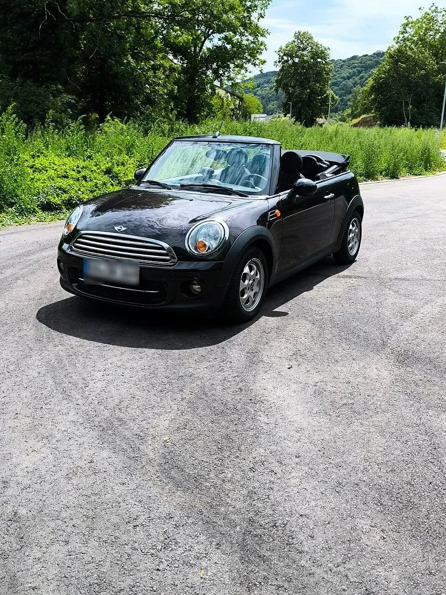 Gebraucht Mini Cooper D Cabriolet 111 PS (81 kW) 2014 Braun Cabrio