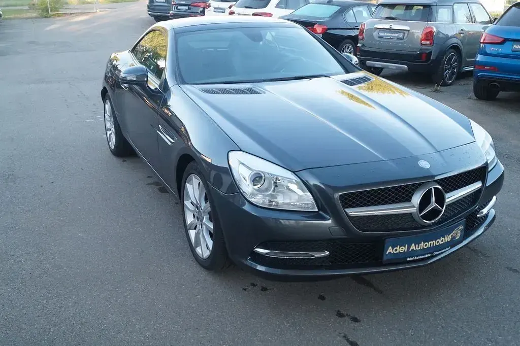 Usata Mercedes SLK200 184 CV (135 kW) 2014 Grigio Cabrio