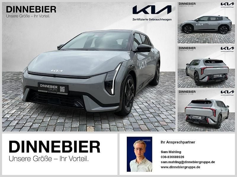 Grau (metallic) Neu 2025 Kia EV4 GT-Line Kleinwagen | 48.840 € (Guter Preis) - Bild 1/3