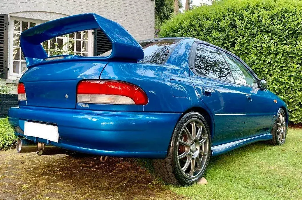 Gebraucht Subaru Impreza 280 PS (205 kW) 2000 Blau Limousine