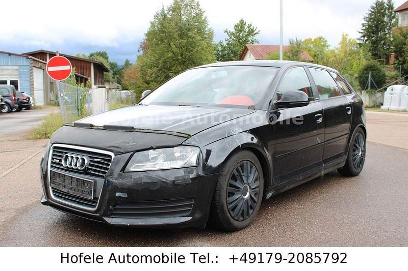 Schwarz Gebraucht 2008 Audi A3 Sportback S-Line Limousine | 590 € - Bild 1/4