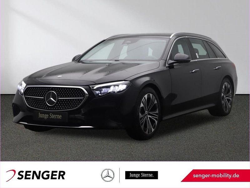 Lack obsidianschwarz Gebraucht 2024 Mercedes E220 Avantgarde Kombi | 43.680 € (Superpreis) - Bild 1/3