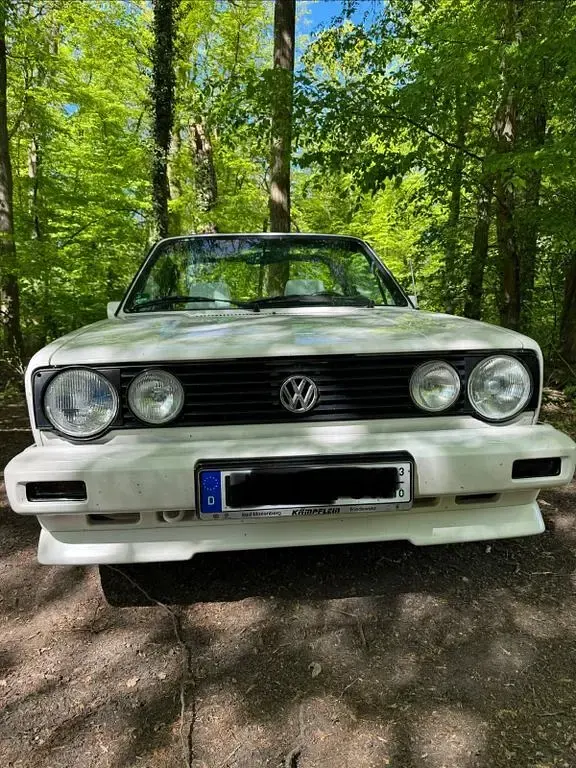 Gebraucht VW Golf Cabriolet 98 PS (72 kW) 1990 Weiß Cabrio