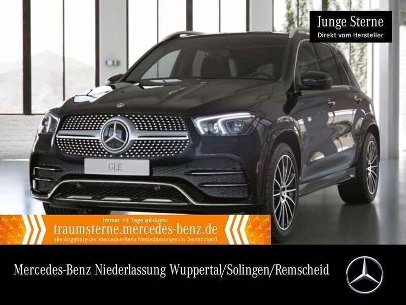 Schwarz Gebraucht 2022 Mercedes GLE350e AMG SUV | 64.990 € (Fairer Preis) - Bild 1/3