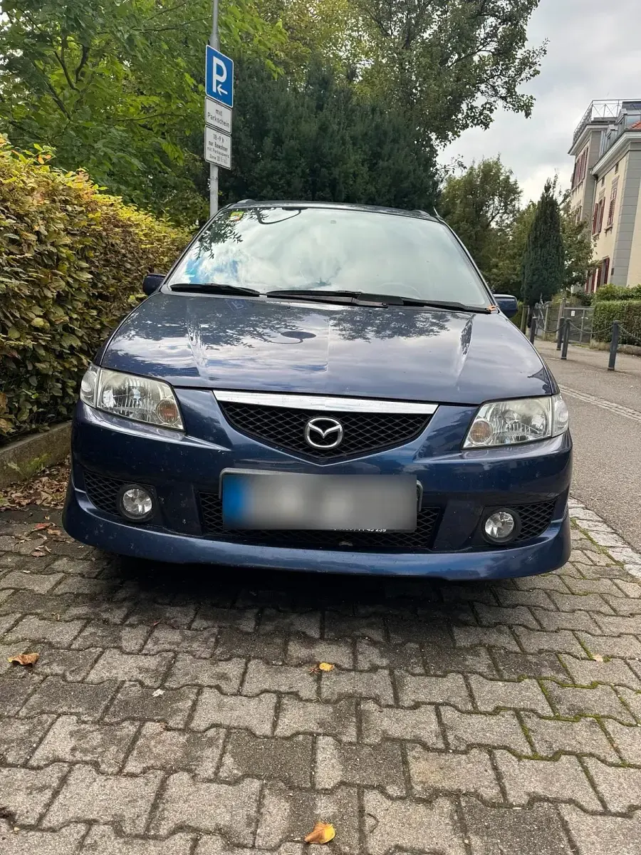 Gebraucht Mazda Premacy 136 PS (100 kW) 2002 Blau Van / Kleinbus