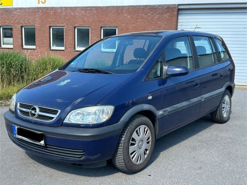 Blau Gebraucht 2005 Opel Zafira Njoy Van / Kleinbus | 1.100 € (Superpreis) - Bild 1/4